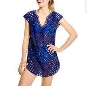 Lilly Pulitzer for Target Women’s Navy Tunic Cover-up, Size XS